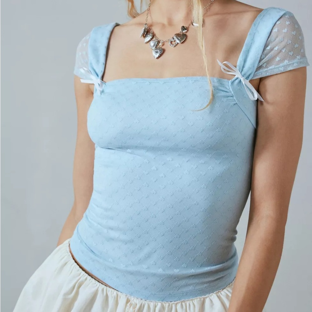 Urban Outfitters Lace Square Neck Top